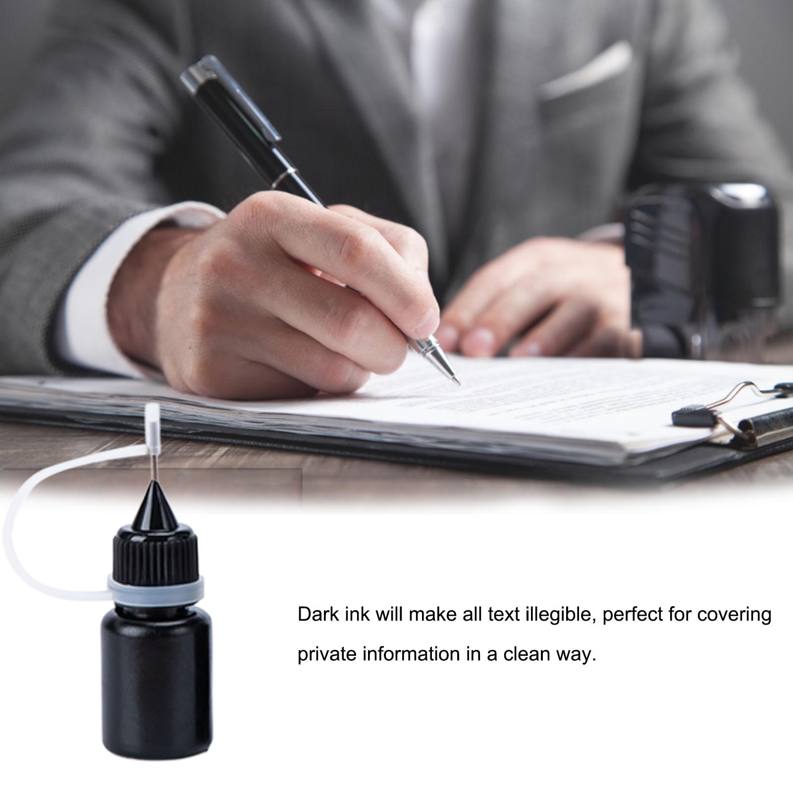 Self Inking Stamp - Ricariche di inchiostro nero da 5