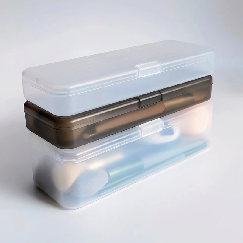 Stationery Warehouse - Contenitore Trasparente in Plastica per Cosmetici,