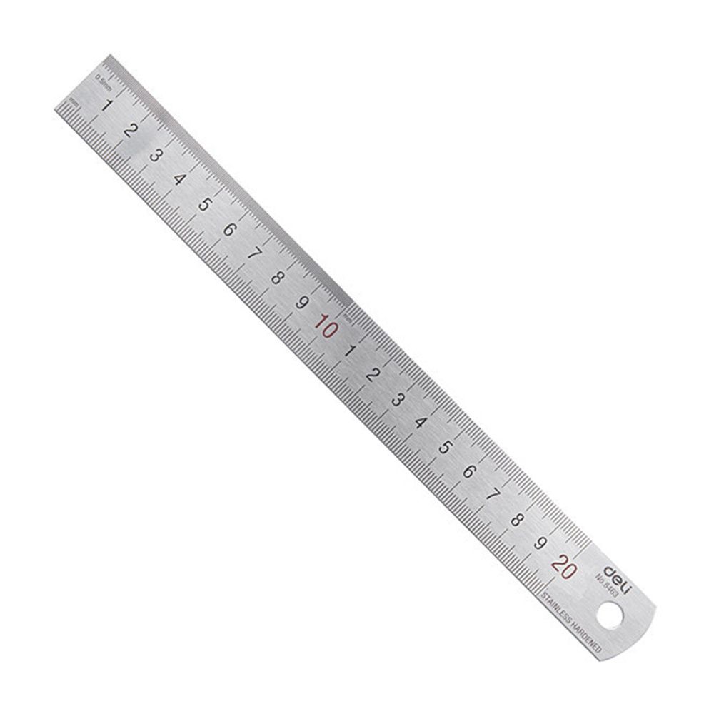 Stationery Office Supply Store - Deli Righello dritto in metallo da