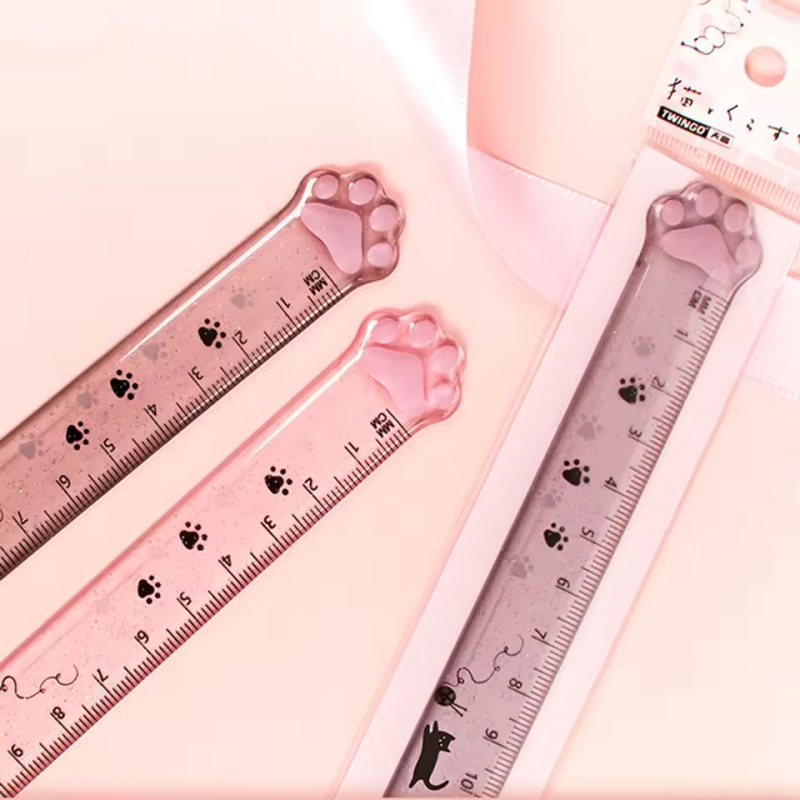 Ruler Set Transparent - 1 pezzo di righello con design