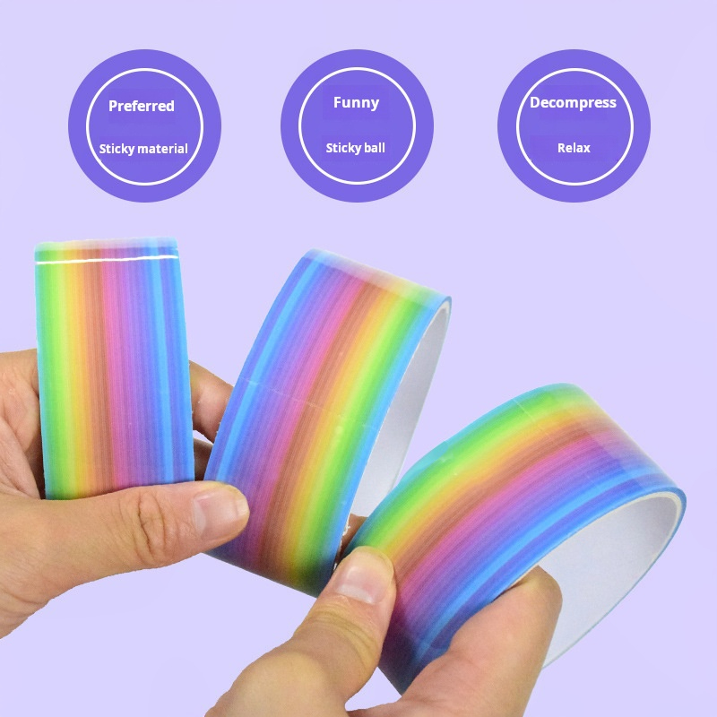 Glue Stick Pack - 1 pz palline arcobaleno palline appiccicose