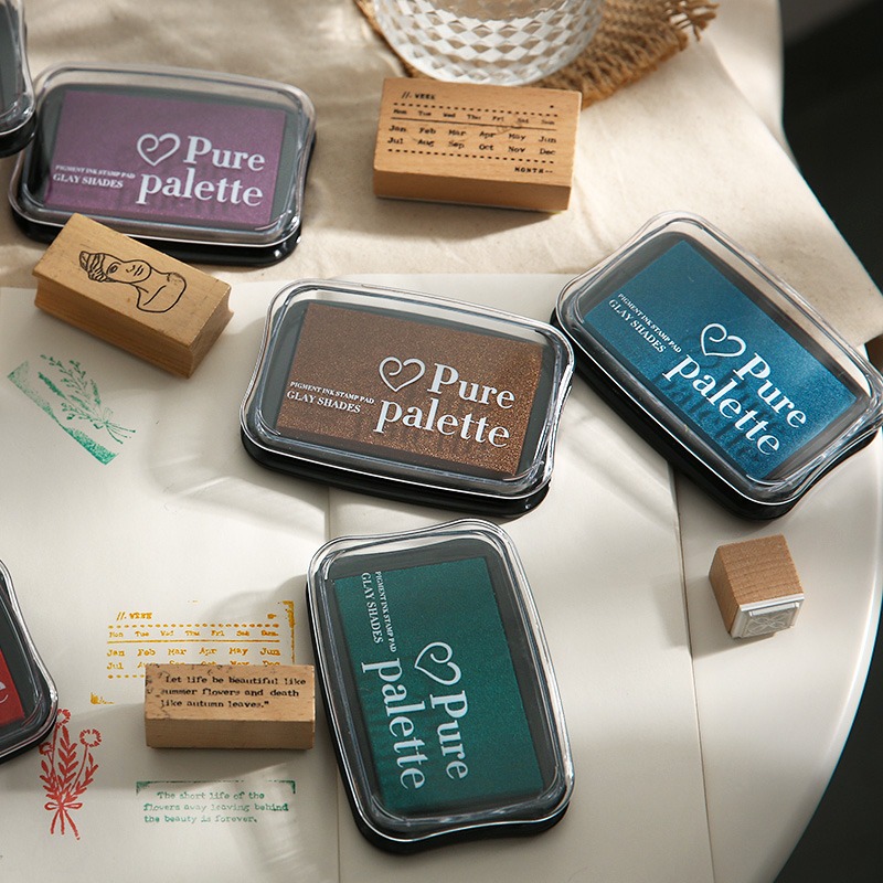 Self Inking Stamp - Tampone di inchiostro a colori vintage