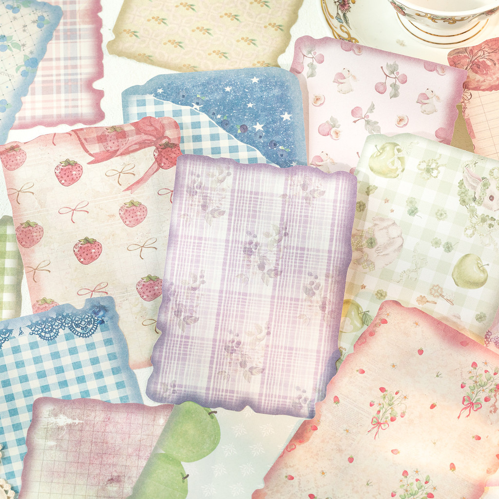 Cardstock Paper Pack - 30 Fogli di Carta Vintage per