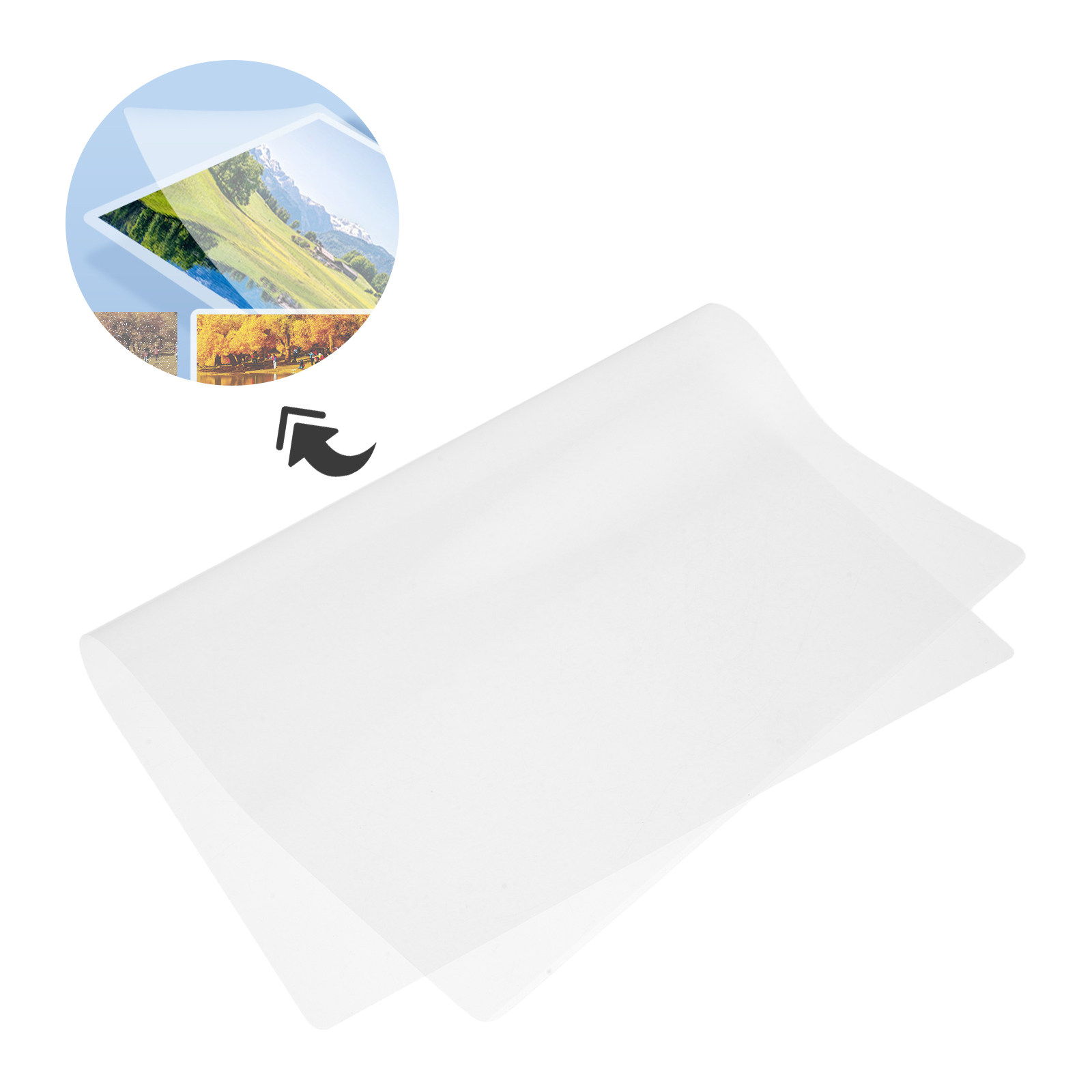 Document Laminator Pouch - 100 Fogli A4 Buste per Laminazione