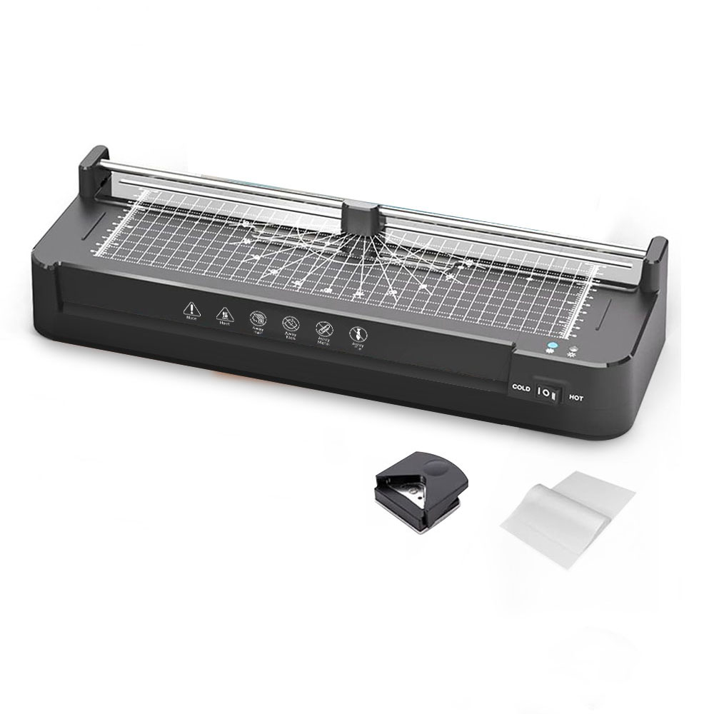Document Laminator Pouch - Plastificatrice a Caldo/Freddo per Buste in