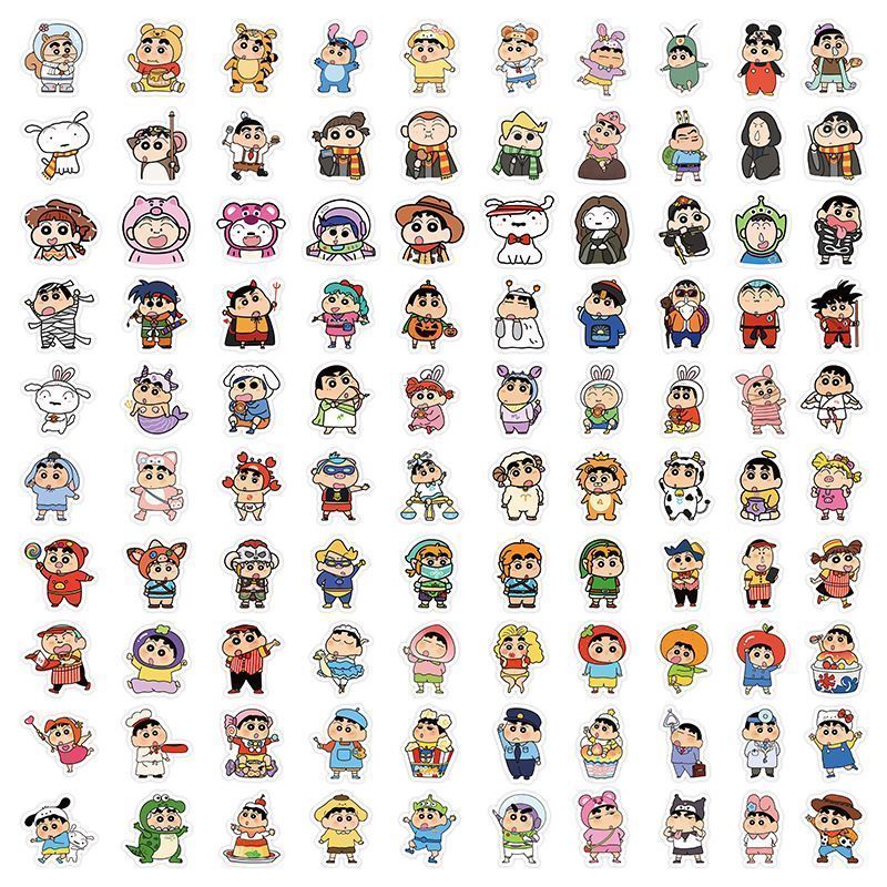 Adesivi Cartoon Crayon Shin-ch - Cardstock Paper Pack recensione e prezzo