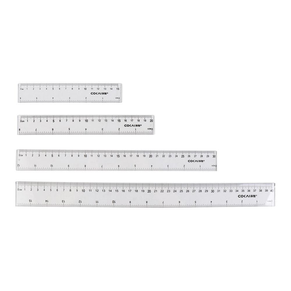 Accessori da Scrivania: Righel - Ruler Set Transparent recensione e prezzo