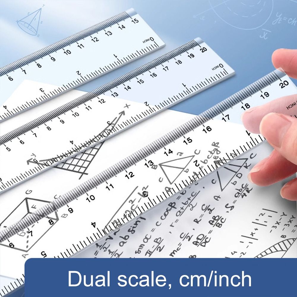 Accessori da Scrivania: Righel - Ruler Set Transparent recensione e prezzo