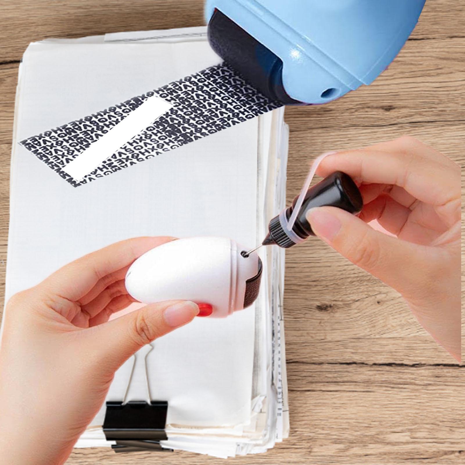Ricariche di inchiostro nero d - Self Inking Stamp recensione e prezzo
