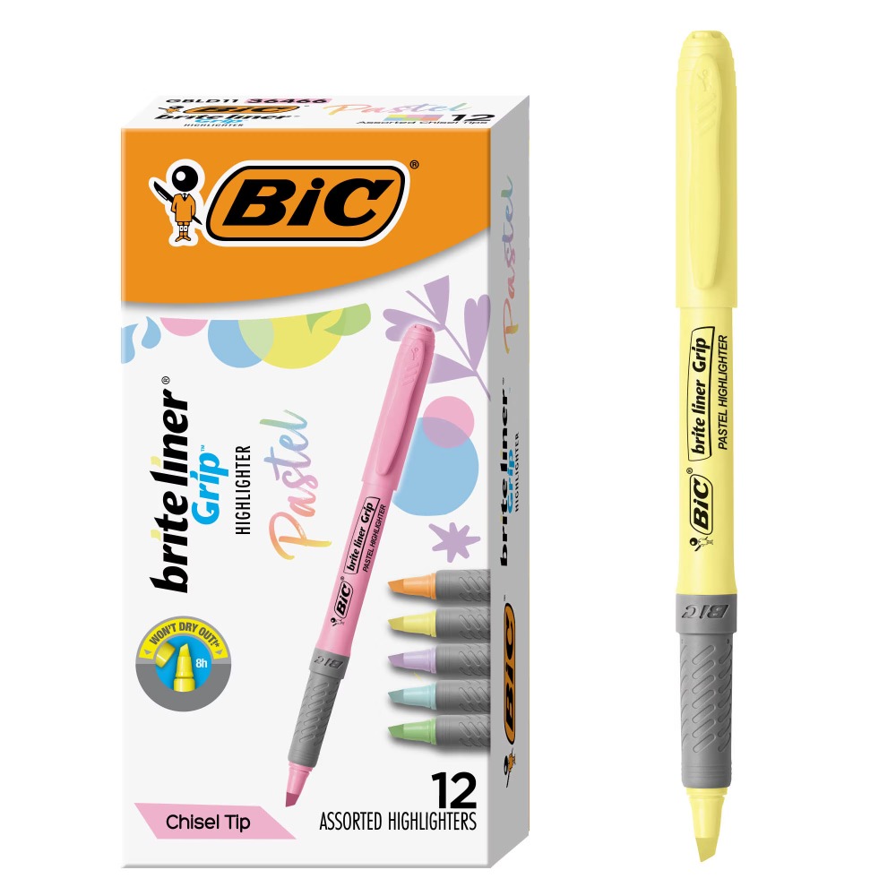 Evidenziatori Pastello Grip, C - Office Stationery And Supply recensione e prezzo