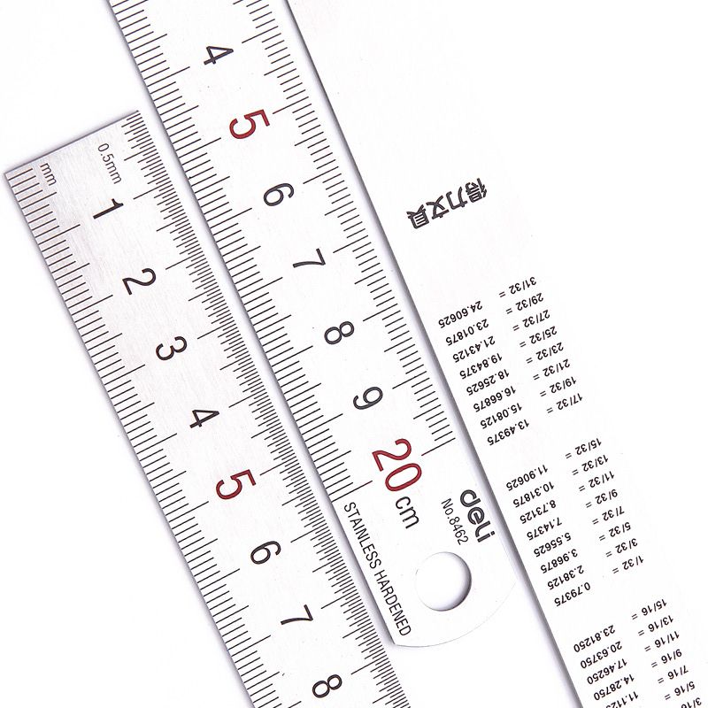 Deli Righello dritto in metall - Stationery Office Supply Store recensione e prezzo