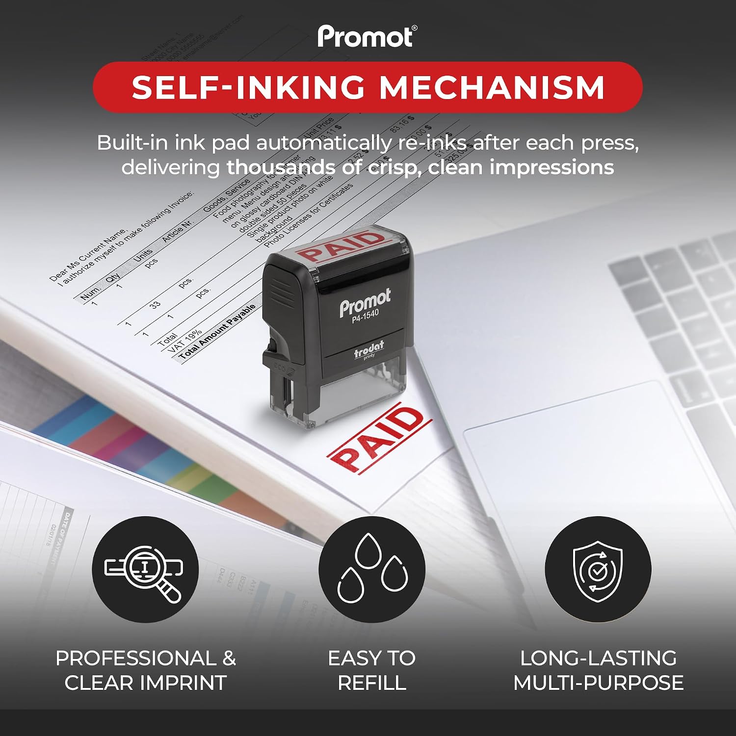 Timbro Autoinchiostrante Ricar - Self Inking Stamp recensione e prezzo