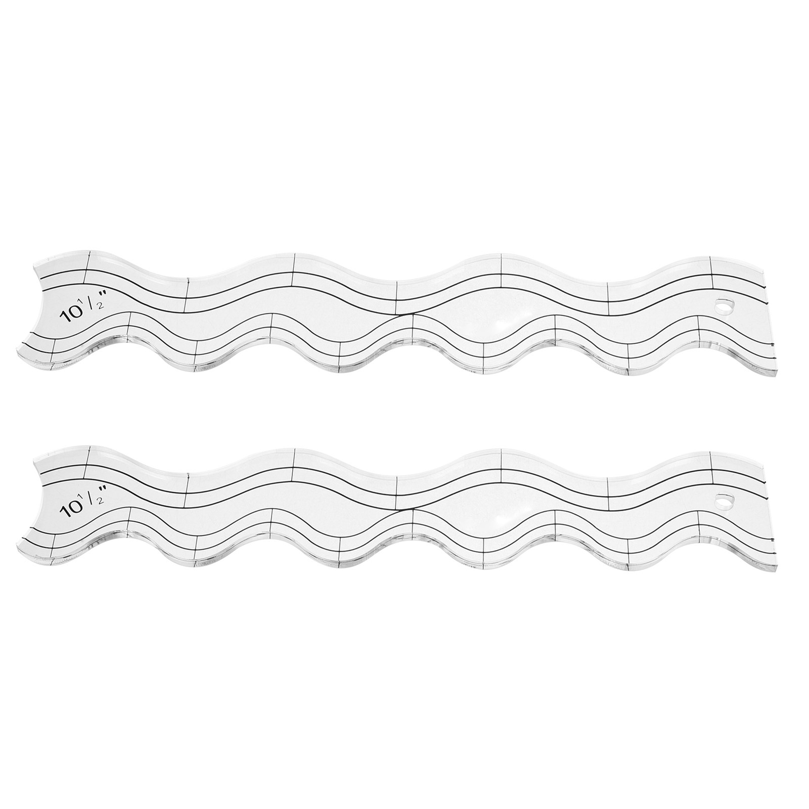 Set di 2 Righelli per Quilting - Ruler Set Transparent recensione e prezzo