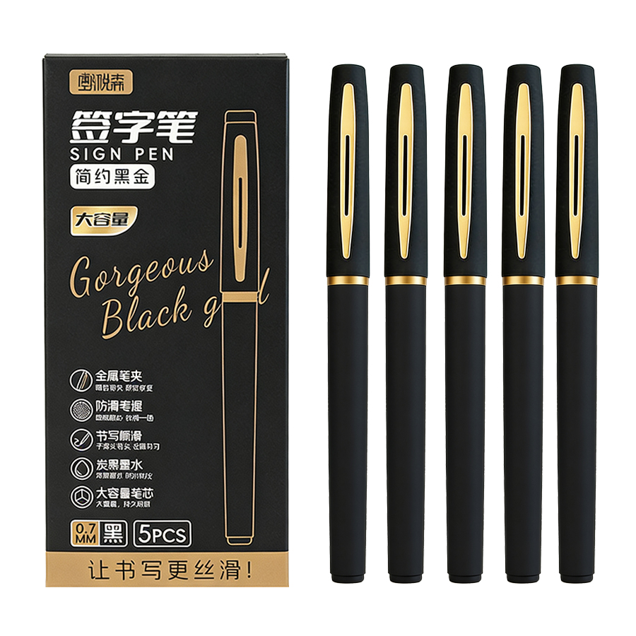 5 Pz/pacco Penna Gel di Grande - Stationery Supply Business recensione e prezzo