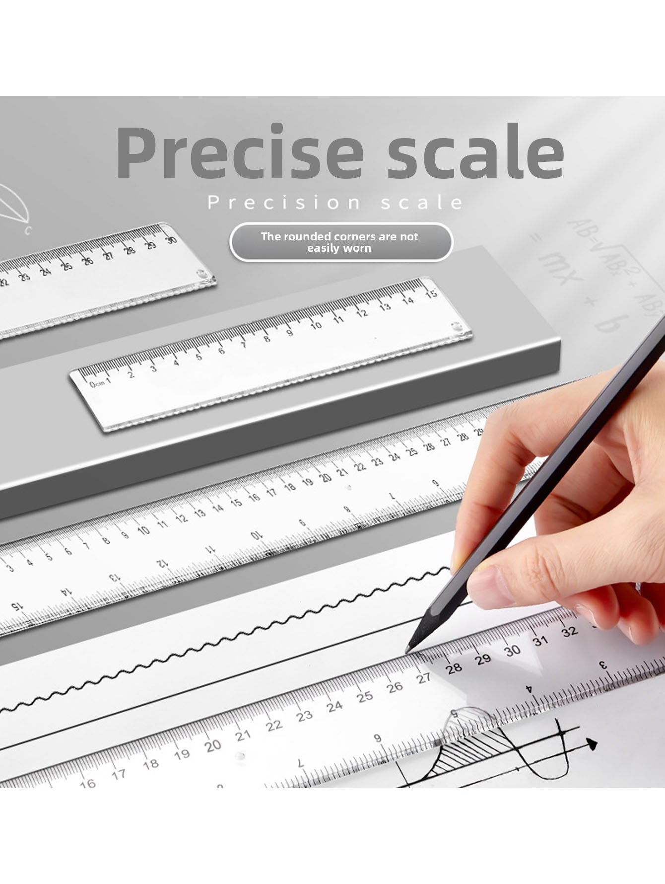 Righello in plastica trasparen - Ruler Set Transparent recensione e prezzo