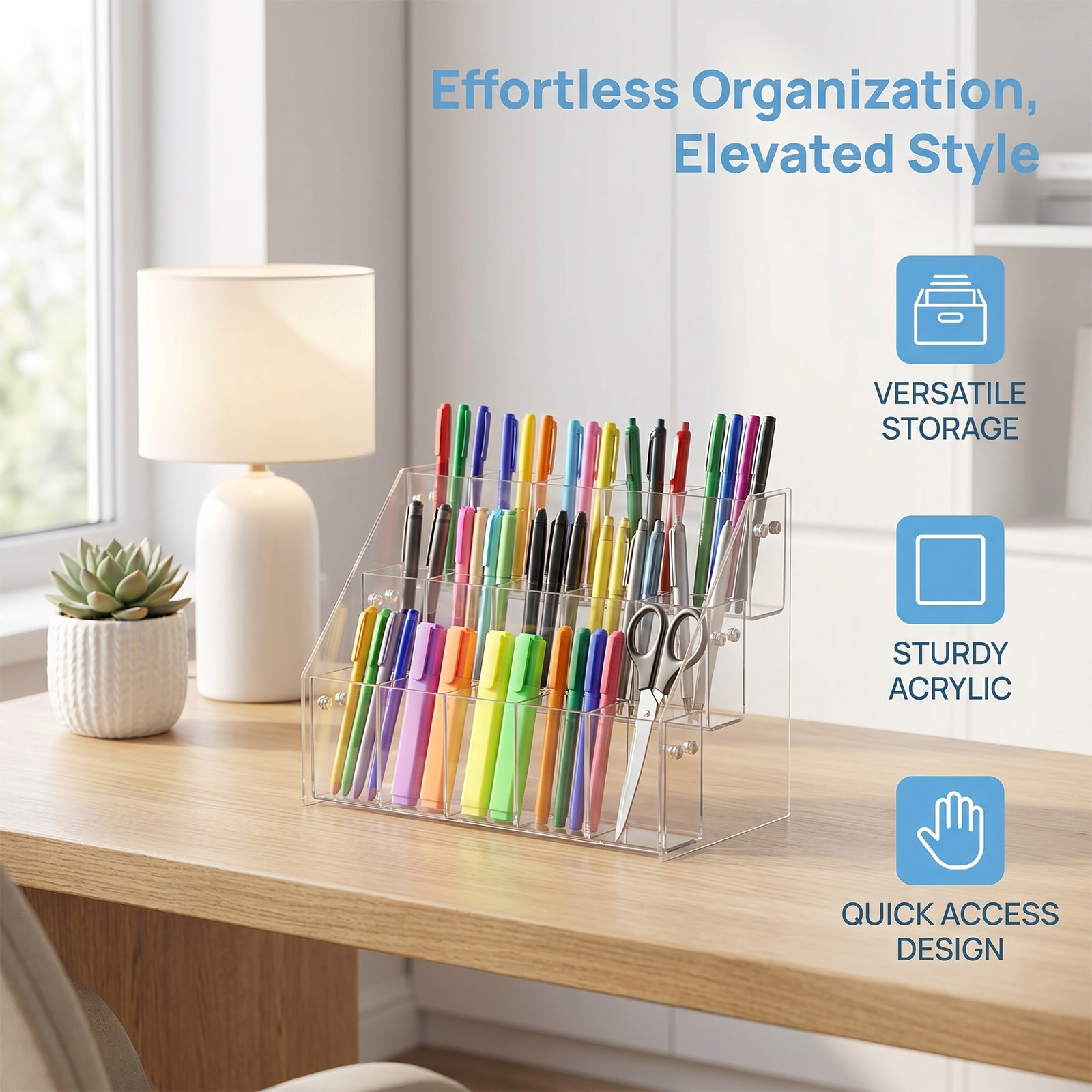Portapenne Moderno in Acrilico - Stationery Office Supply Store recensione e prezzo