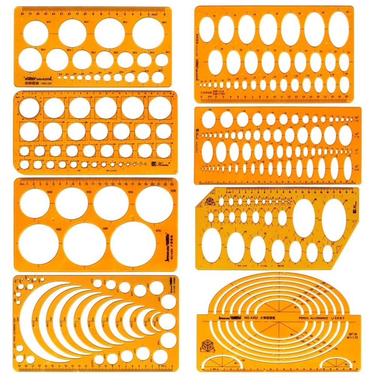 Set di modelli di disegno geom - Ruler Set Transparent recensione e prezzo