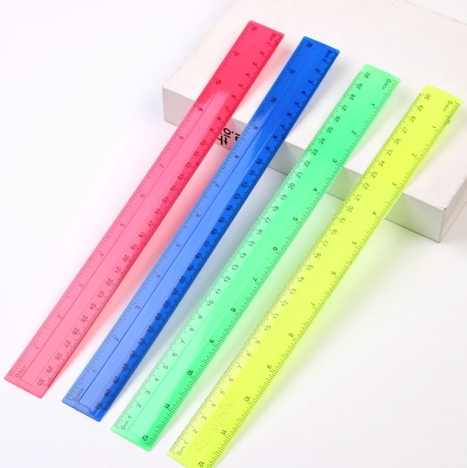 4 pz/pacco colorato trasparent - Ruler Set Transparent recensione e prezzo