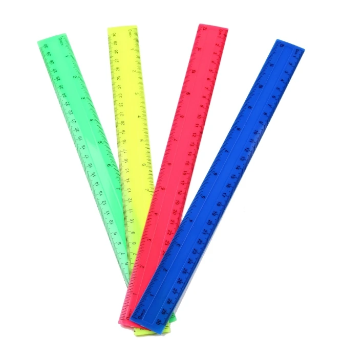 4 pz/pacco colorato trasparent - Ruler Set Transparent recensione e prezzo