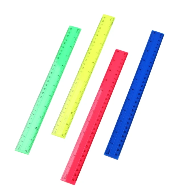 4 pz/pacco colorato trasparent - Ruler Set Transparent recensione e prezzo