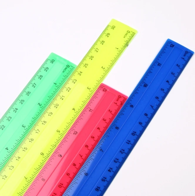4 pz/pacco colorato trasparent - Ruler Set Transparent recensione e prezzo