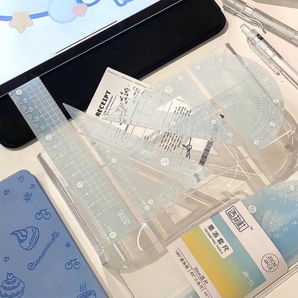 4 pz/set Multifunzionale 15/20 - Ruler Set Transparent recensione e prezzo