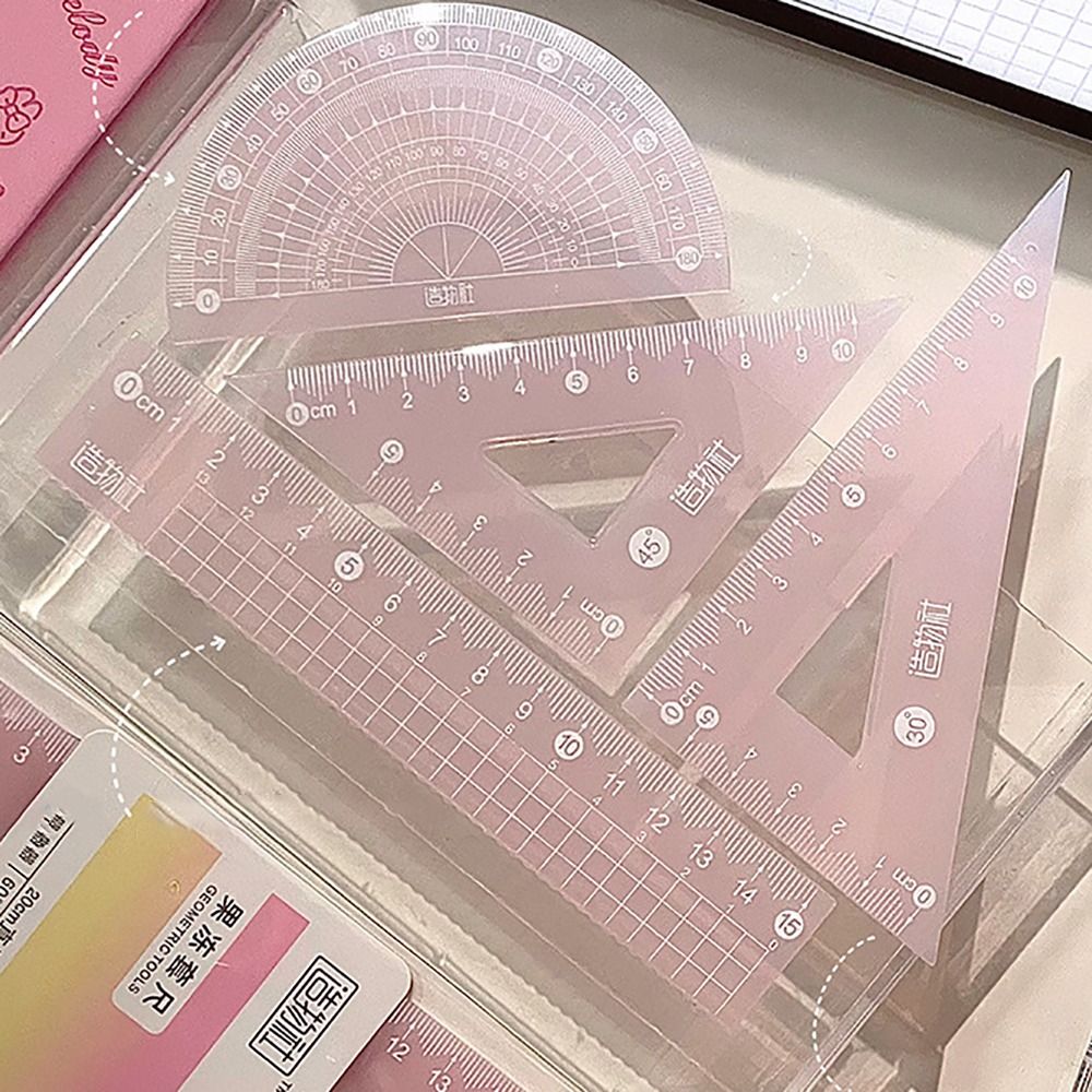 4 pz/set Multifunzionale 15/20 - Ruler Set Transparent recensione e prezzo