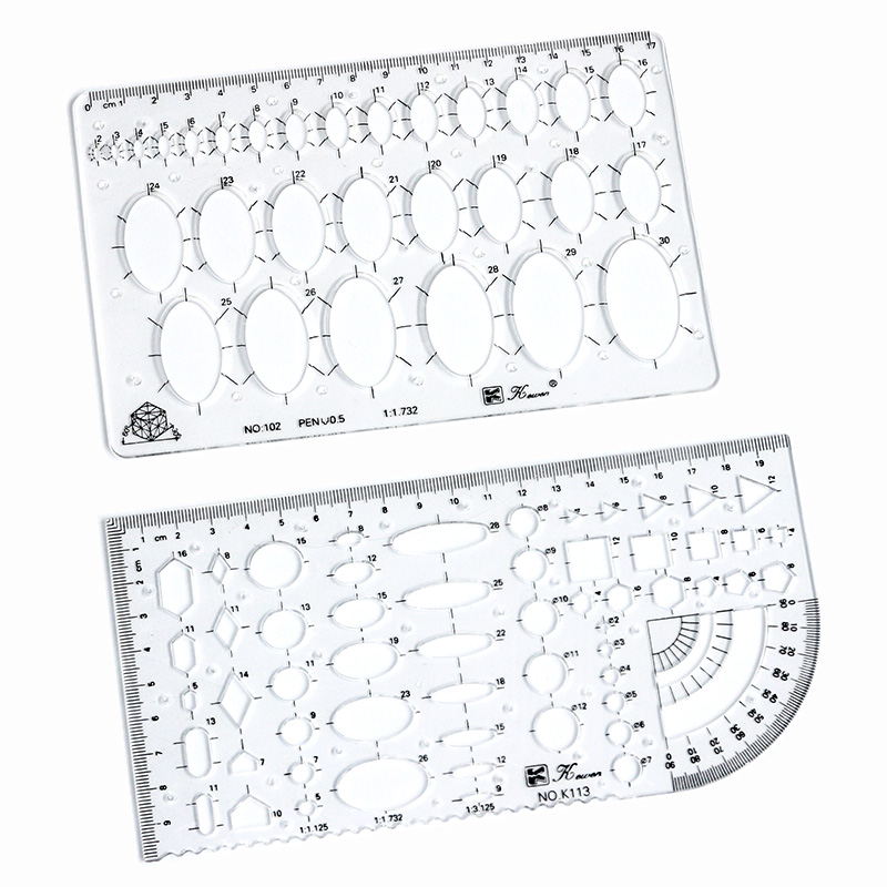 Dimensioni di disegno traspare - Ruler Set Transparent recensione e prezzo