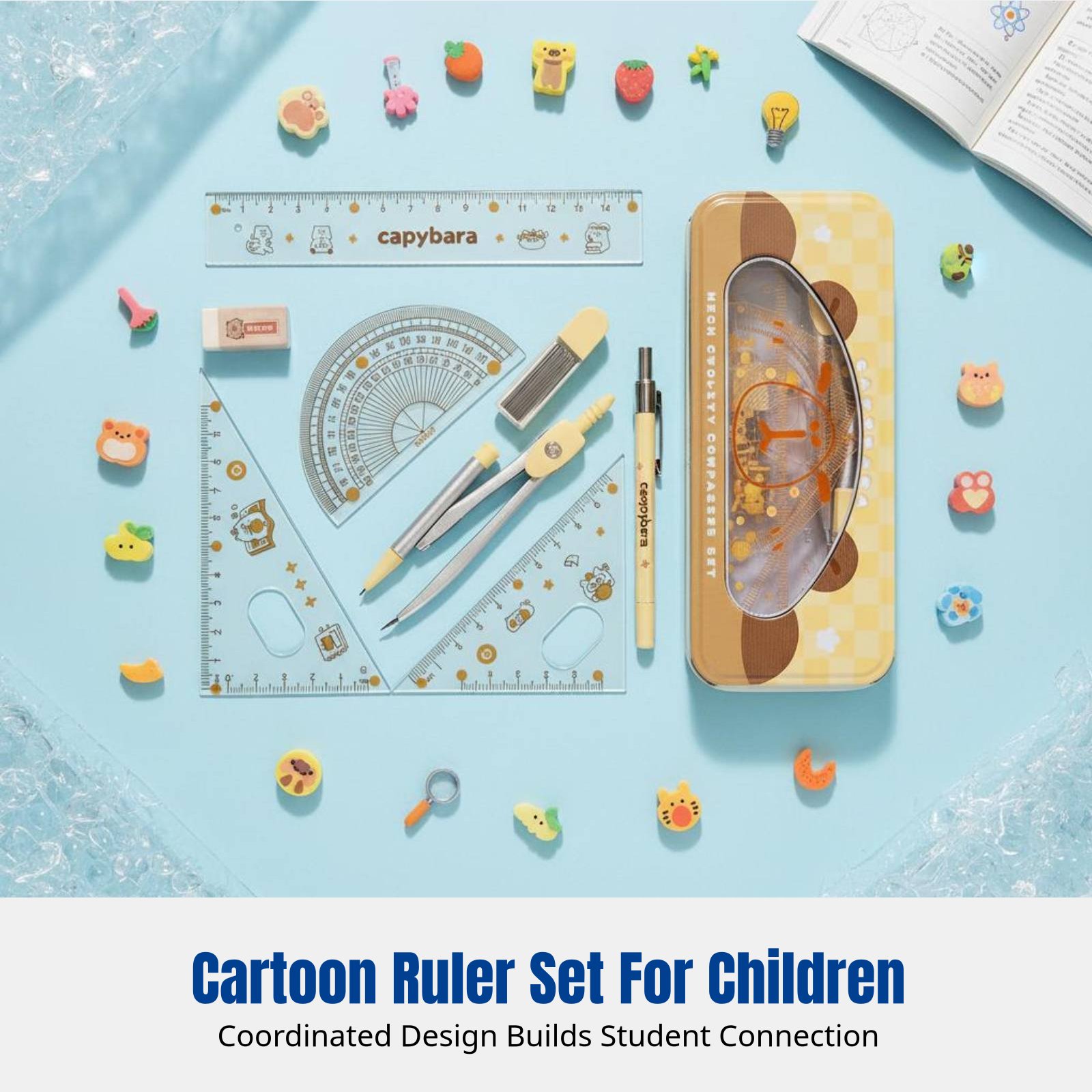 Set di righelli per studenti,  - Ruler Set Transparent recensione e prezzo